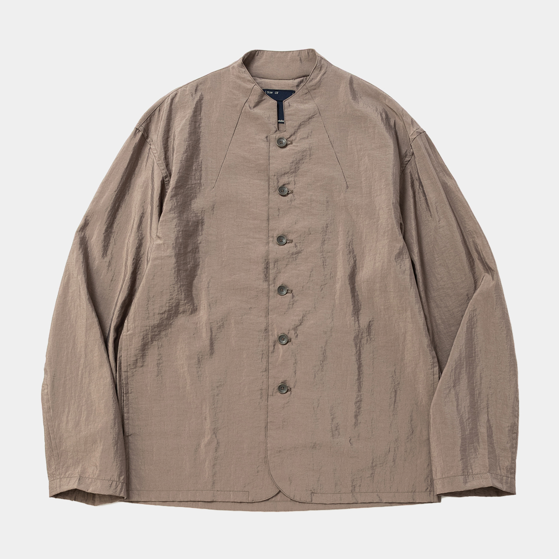 Waft Nylon Shirt Jacket /BEIGE