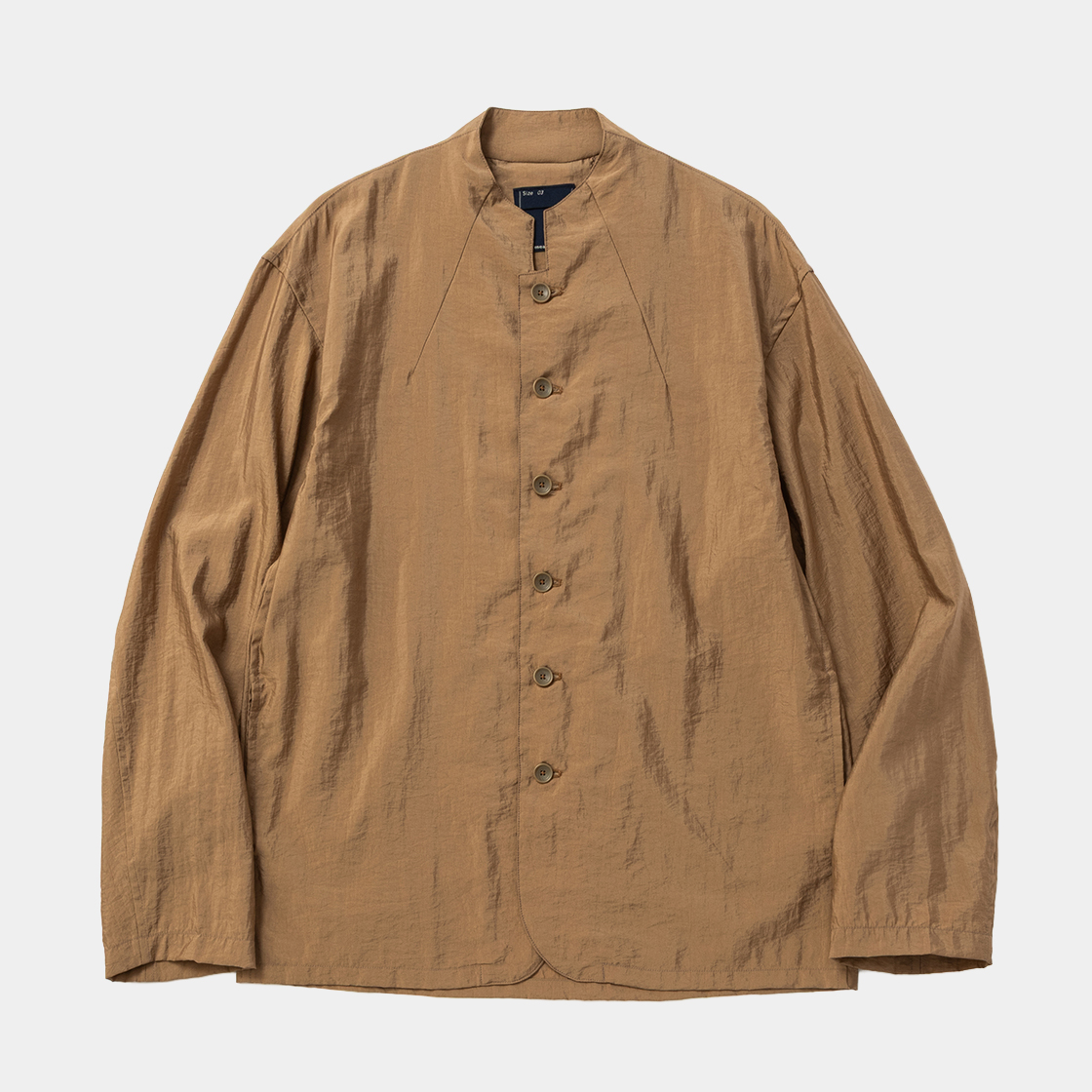 Waft Nylon Shirt Jacket /BROWN
