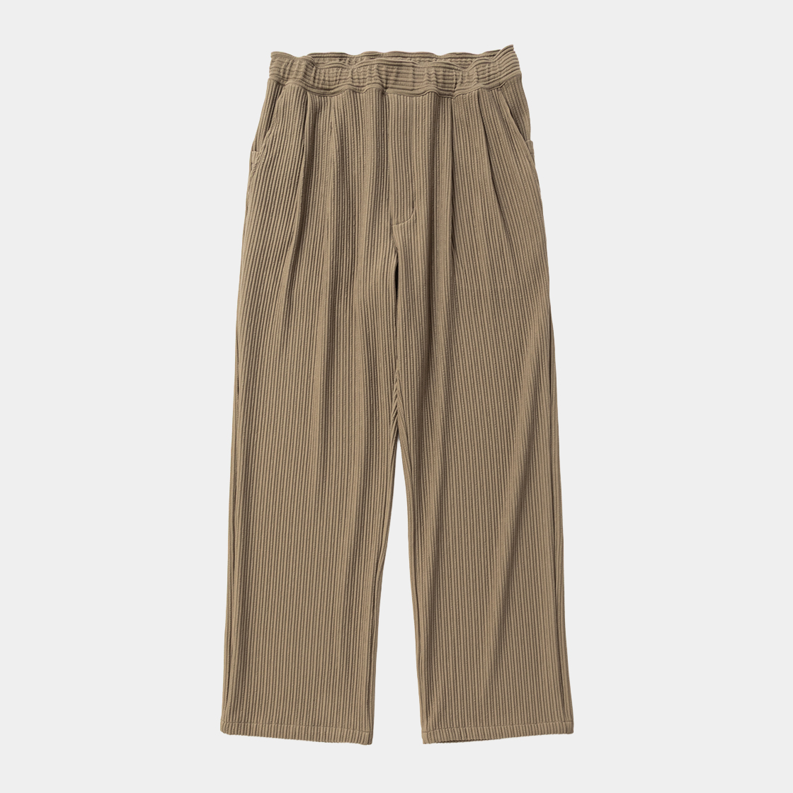 Uneven Anonymous Easy Pants /BEIGE