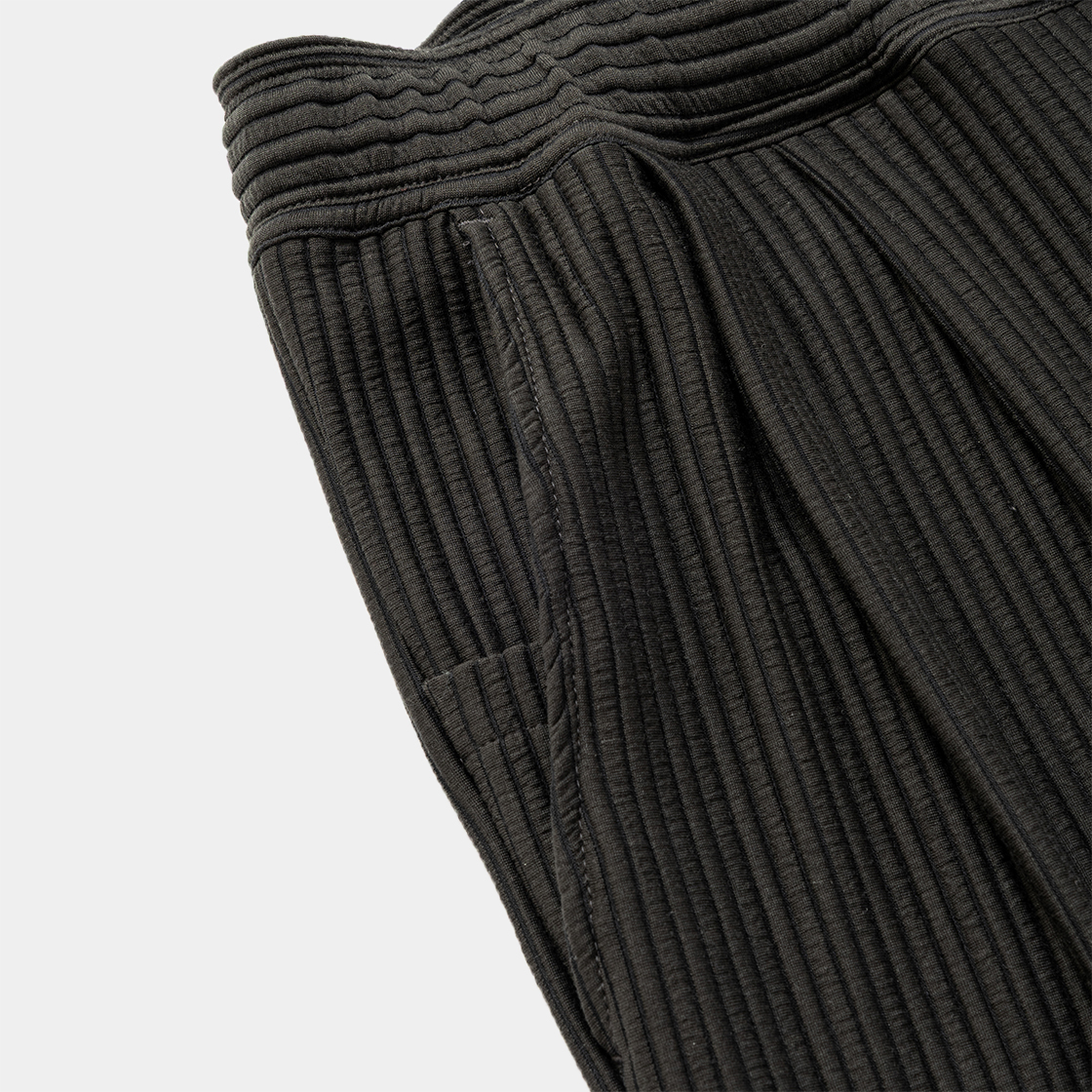 Uneven Anonymous Easy Pants /OFF BLACK