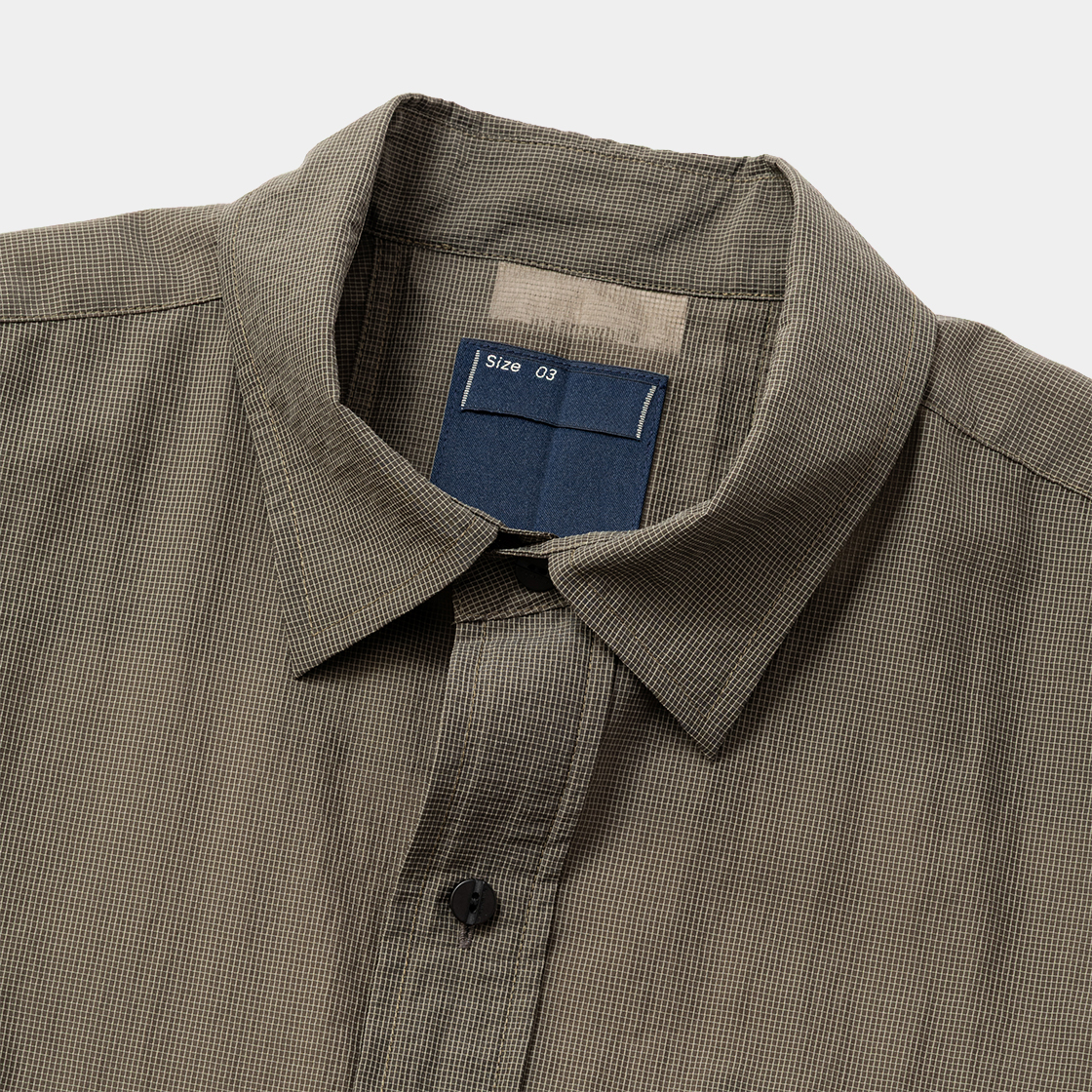 Paper Nylon Luggage Shirts / KHAKI