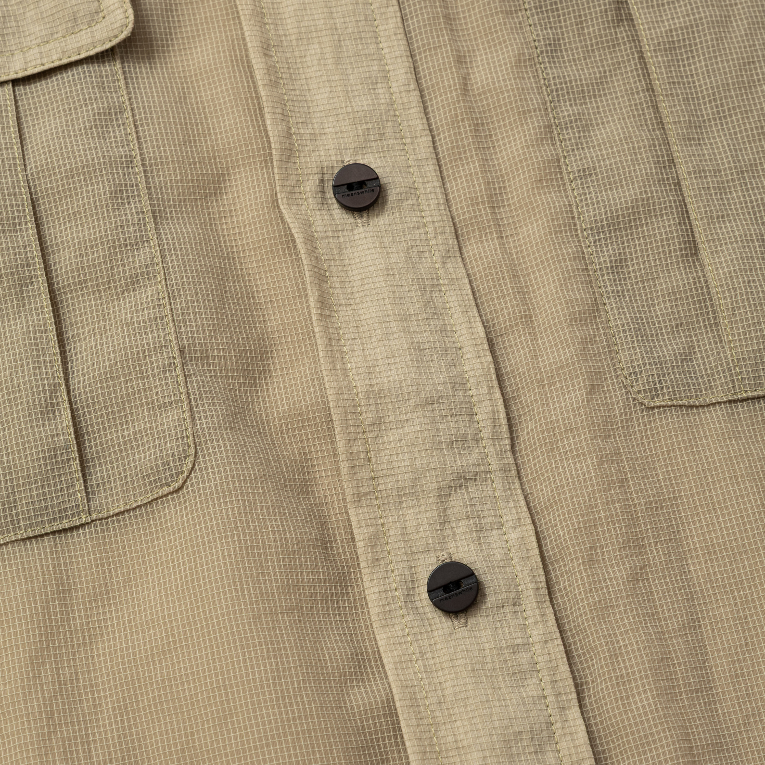 Paper Nylon Luggage Shirts /BEIGE