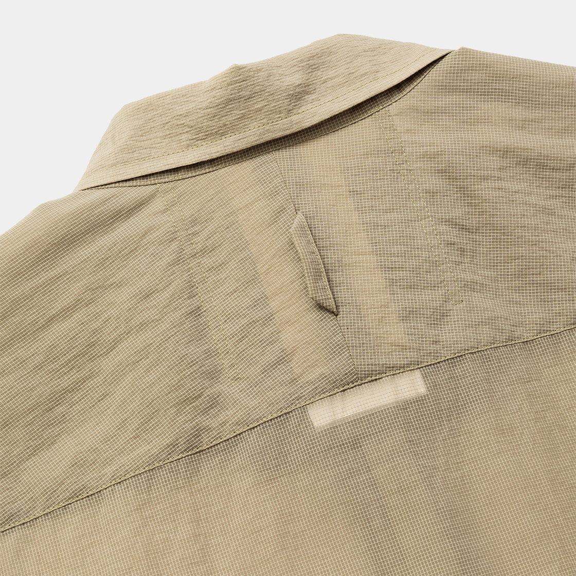 Paper Nylon Luggage Shirts /BEIGE