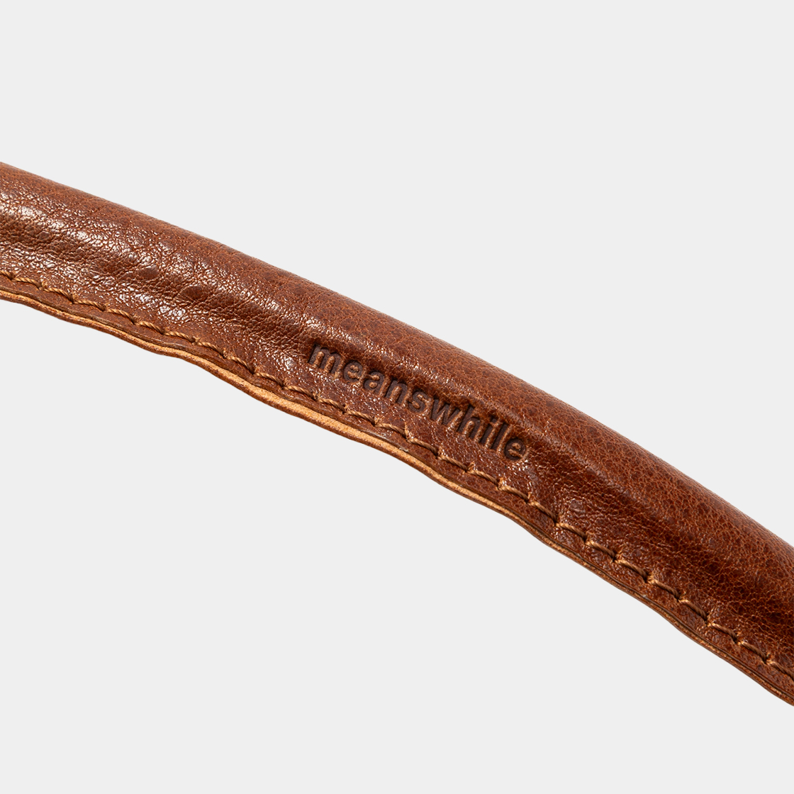 Bungee Leather Neck Strap /BROWN