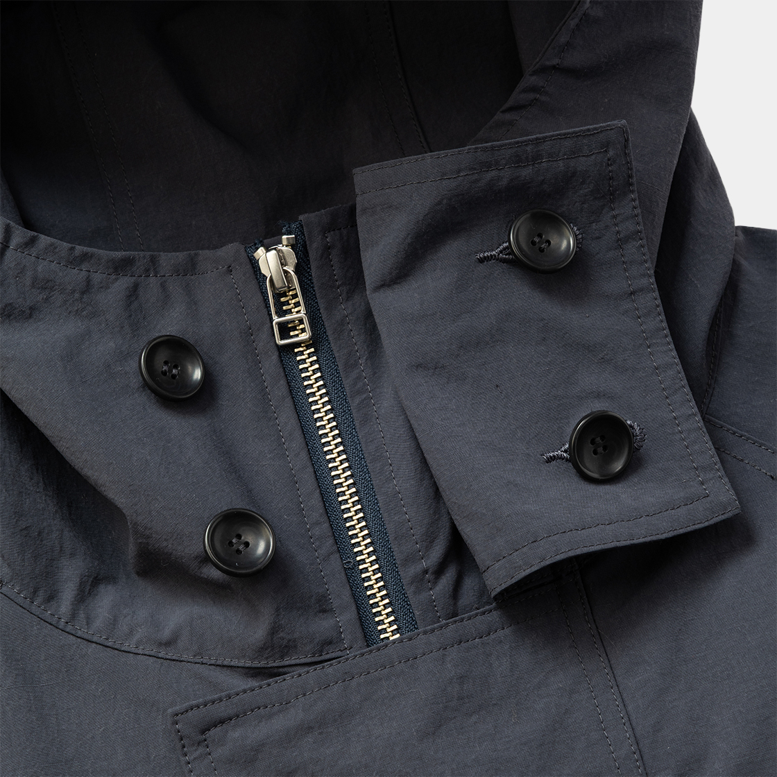 Snow Noise Neutral Hooded Blouson /BLUE GREY