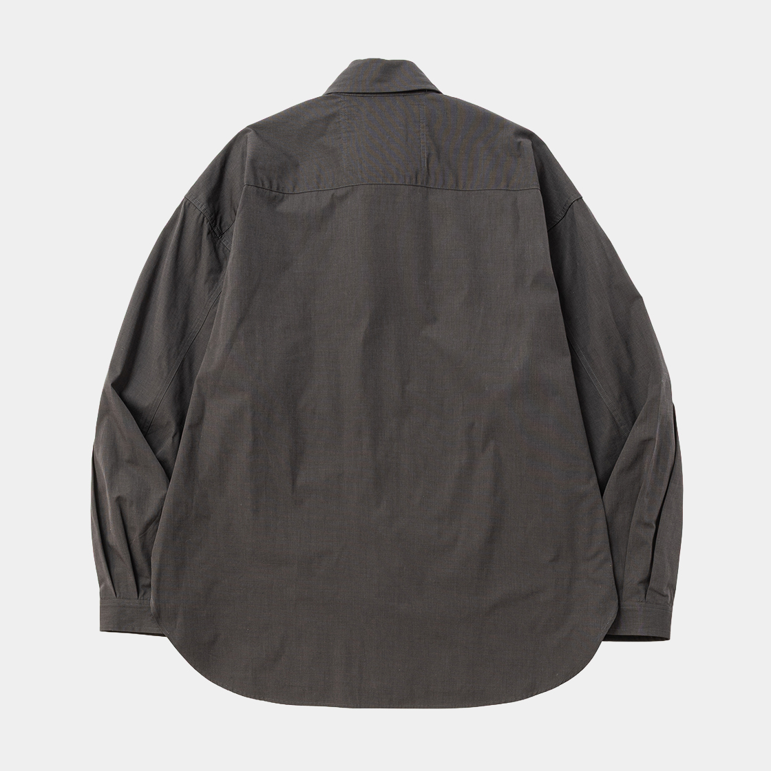 Trinity Chambray Convertible Collar SH /GRAPHITE