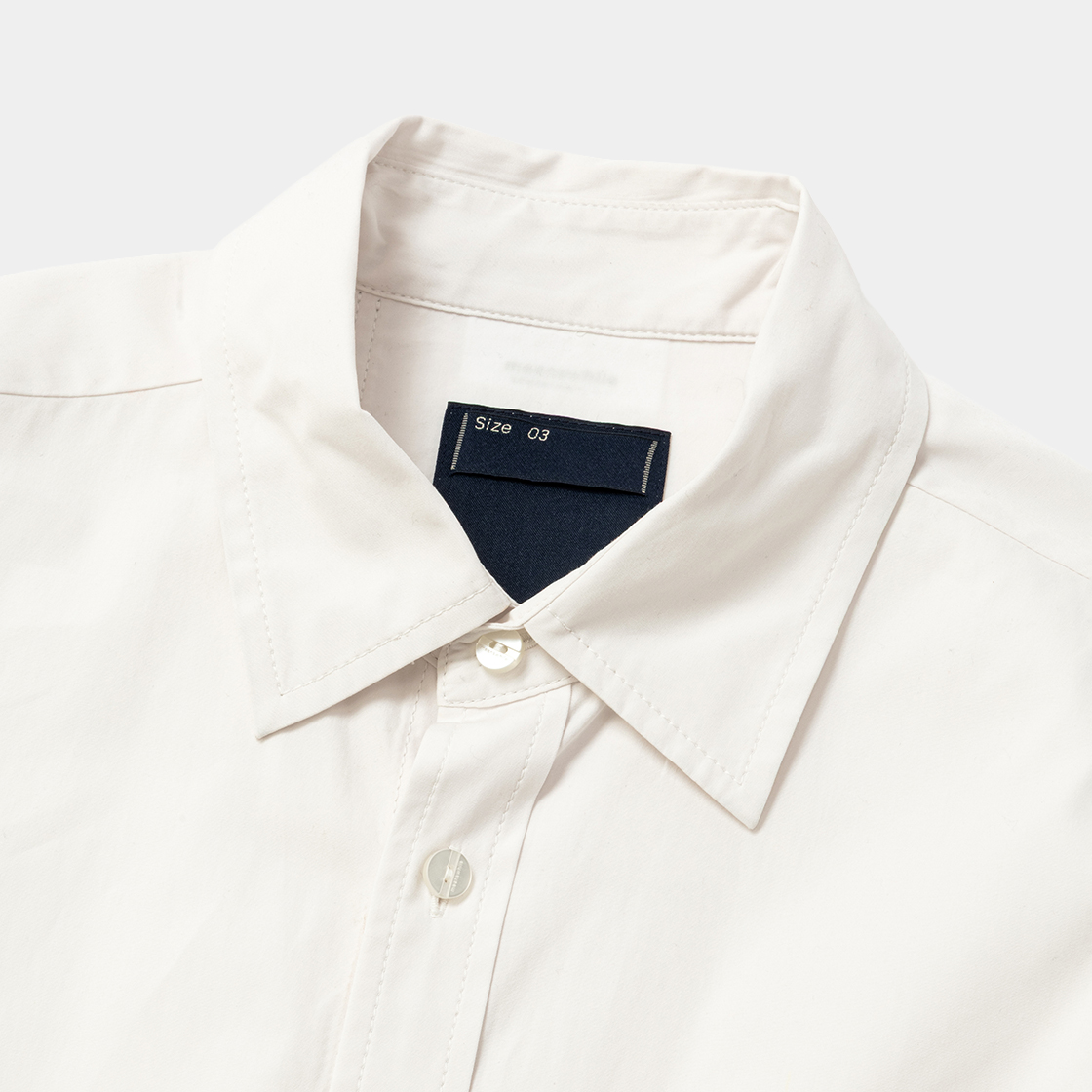 Trinity Chambray Cloth Round Cut SH /RAW WHITE