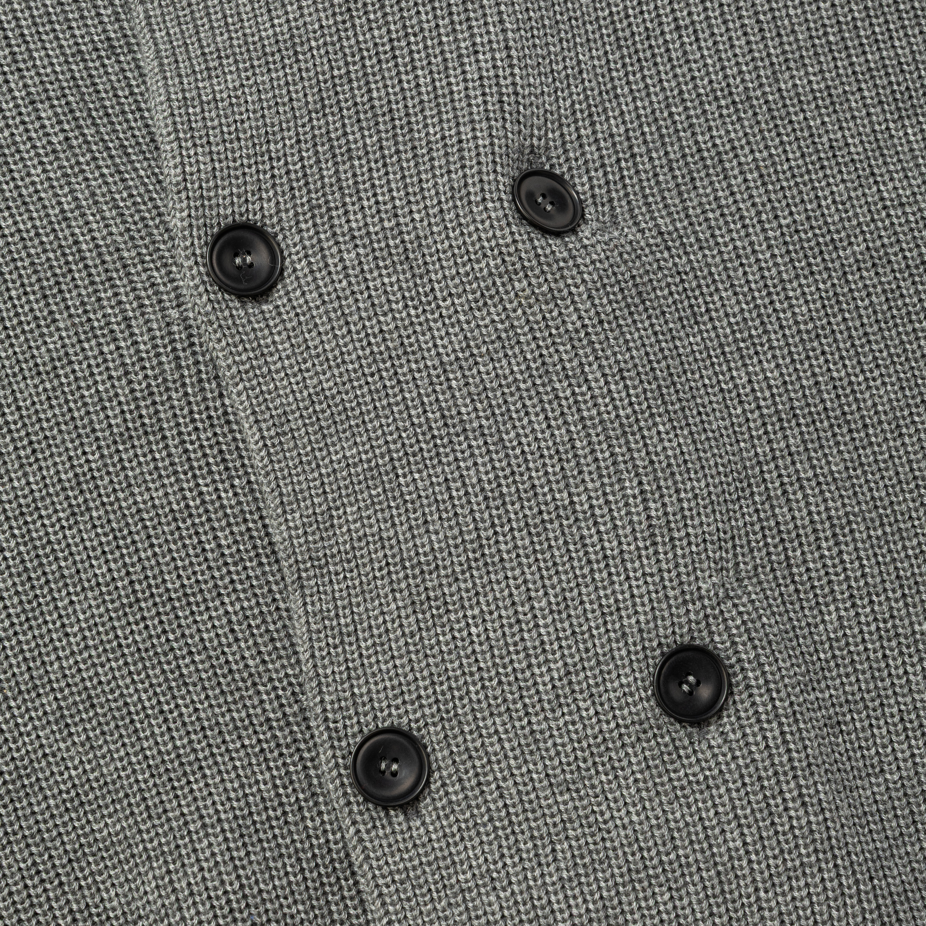 Cotton Cupra Knit Cardigan /CHARCOAL