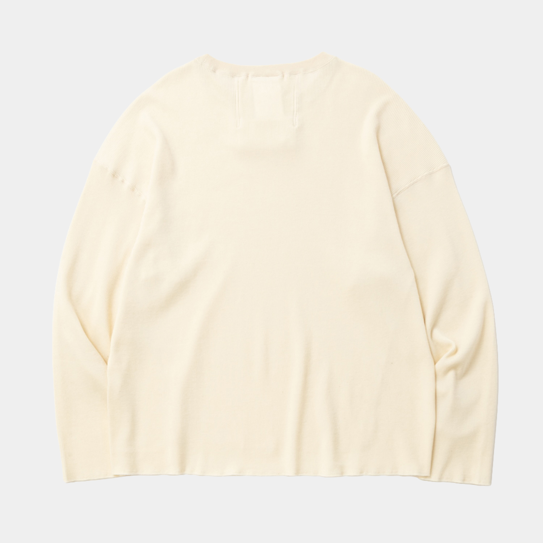 Cotton Wool Thermal shirt  /NATURAL