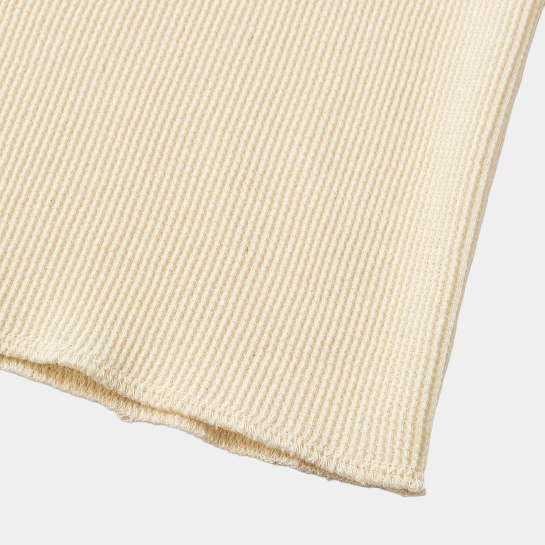 Cotton Wool Thermal Henley /NATURAL