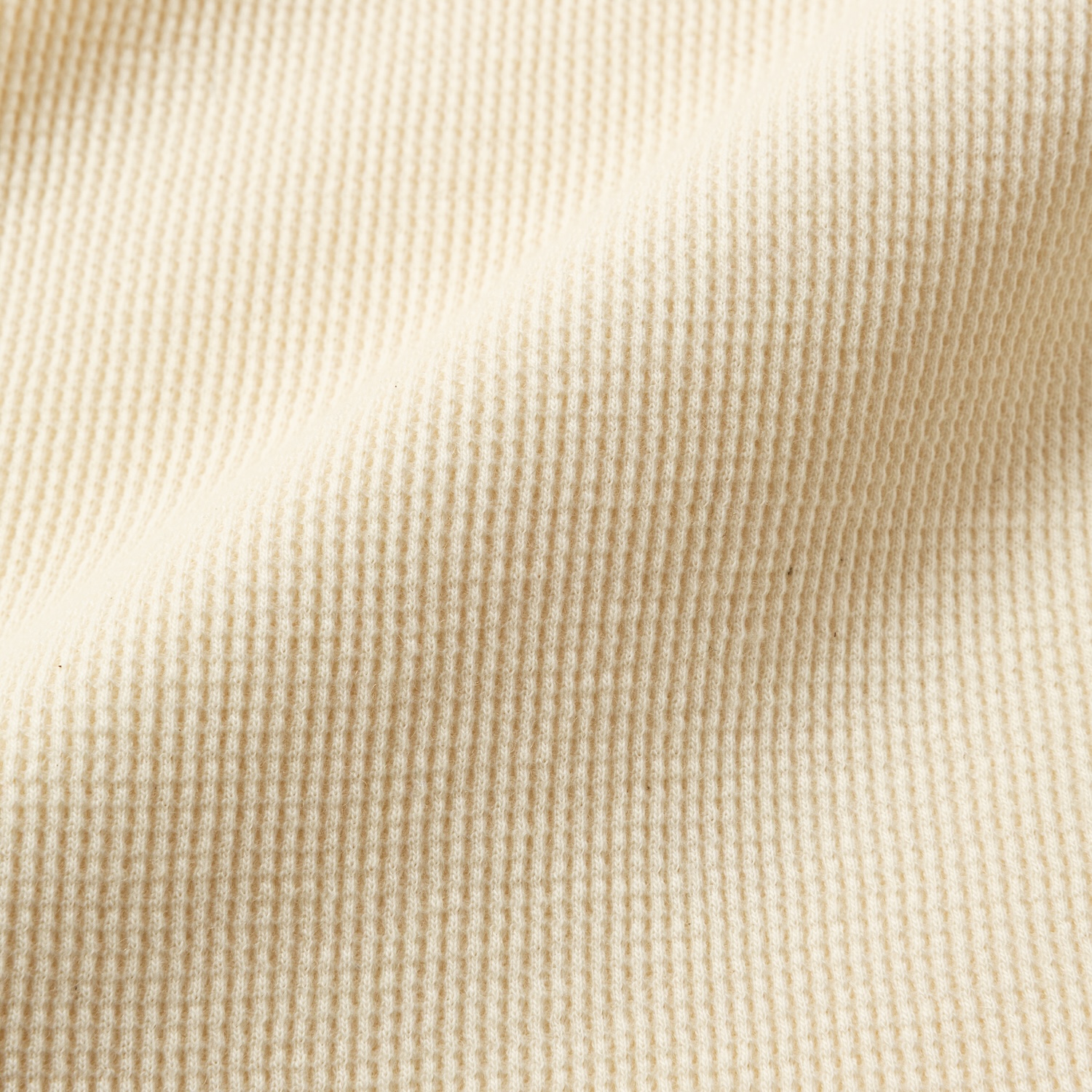 Cotton Wool Thermal Henley /NATURAL