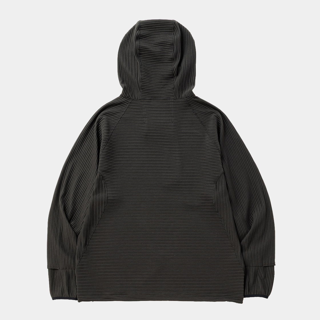 Uneven Anonymous Balaclava Hoodie /OFF BLACK
