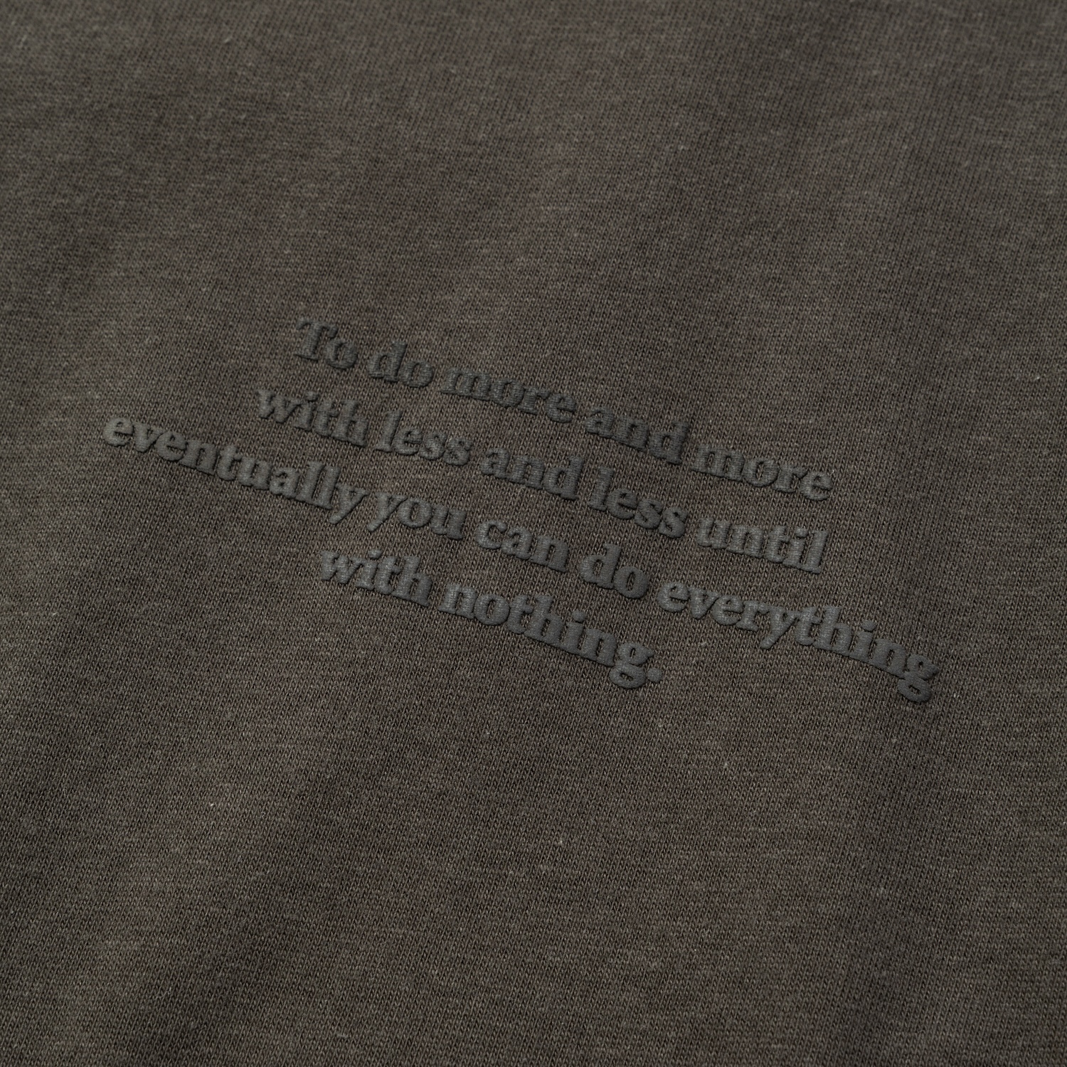 Typography L/S Tee /SUMI