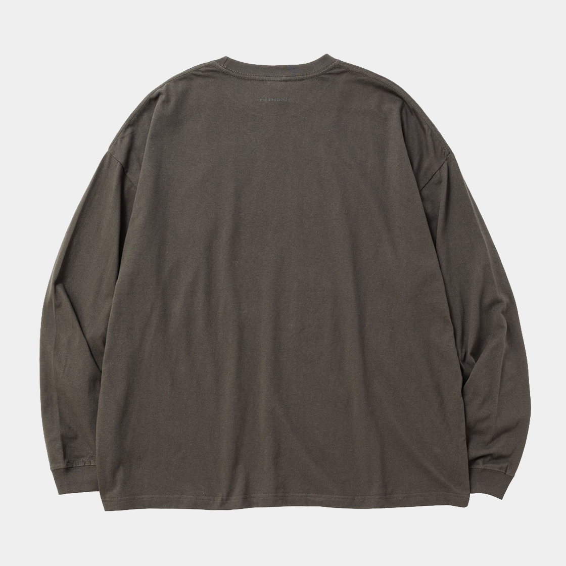 Typography L/S Tee /SUMI