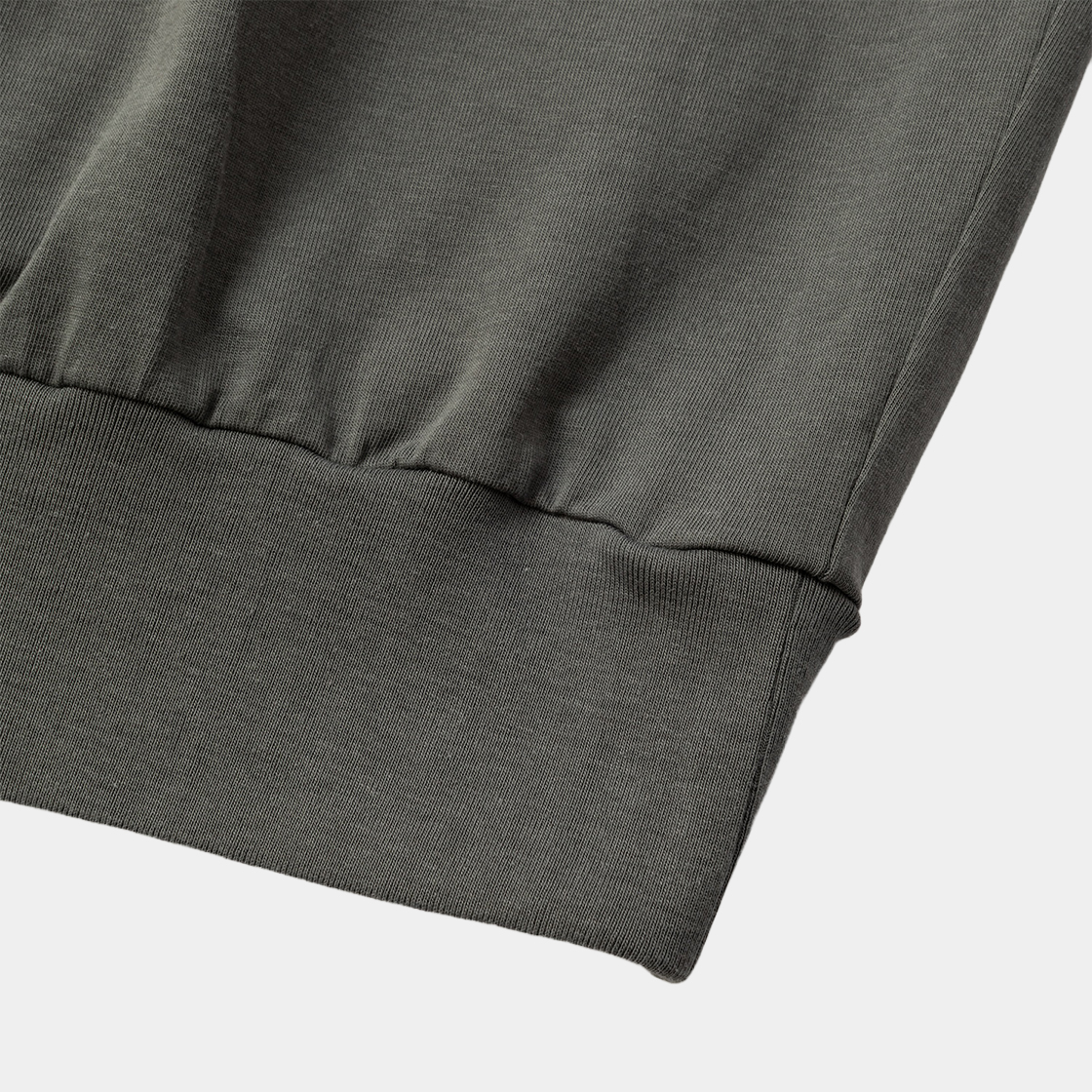 Half-zip Stand Collar L/S /KHAKI