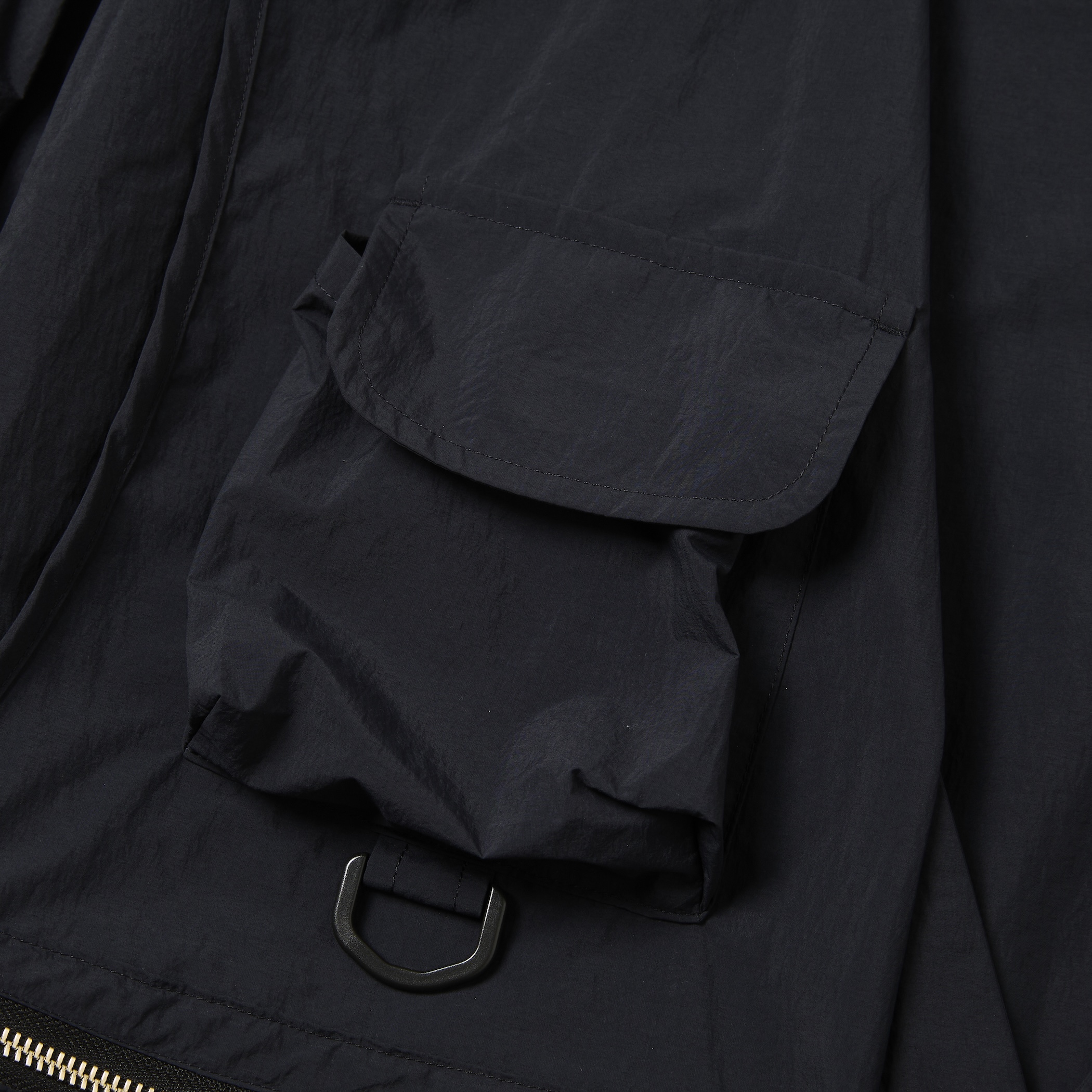 Weathering Nylon Reversible 4Way JKT /OFF BLACK