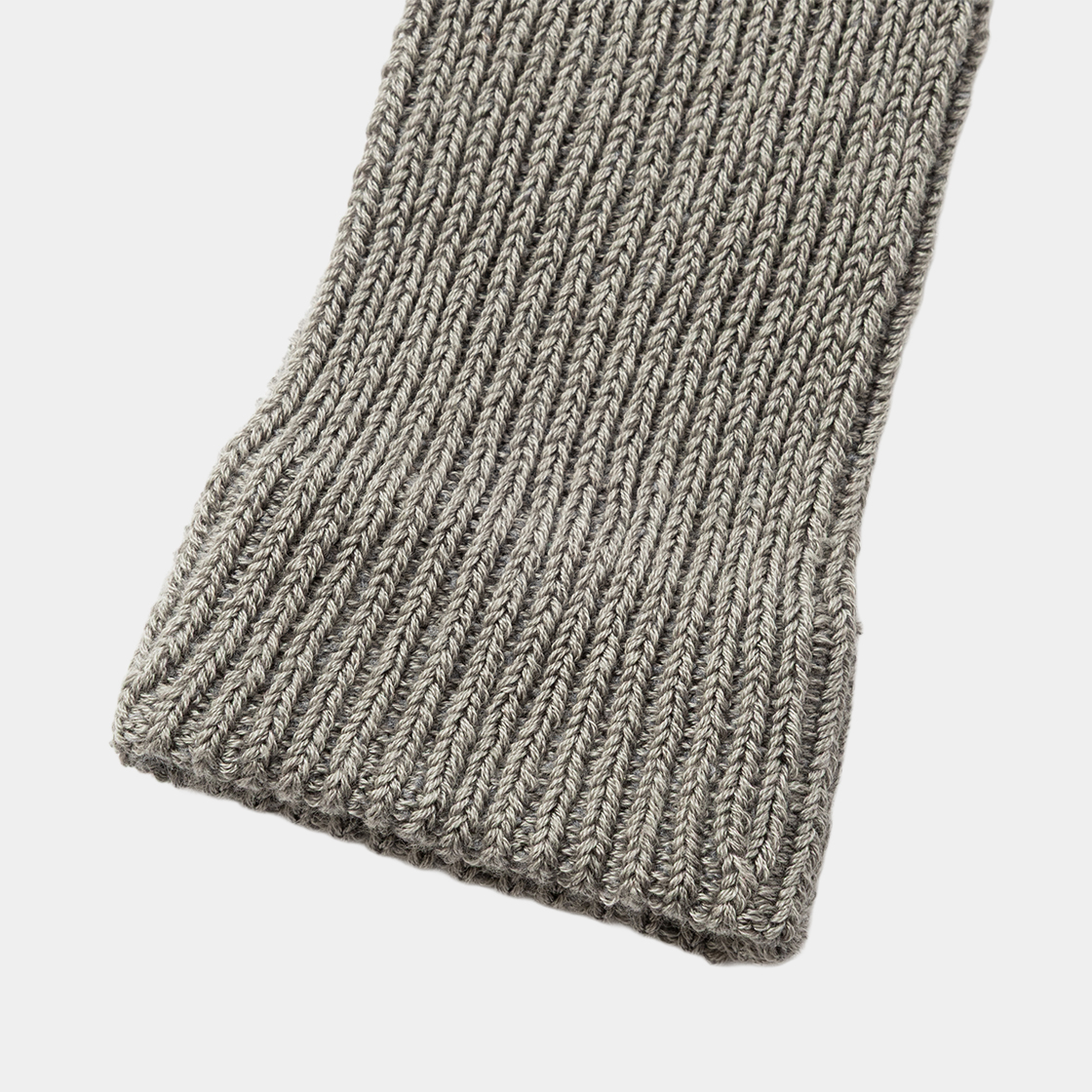 Cotton Cupra Knit Arm Warmer /GREIGE